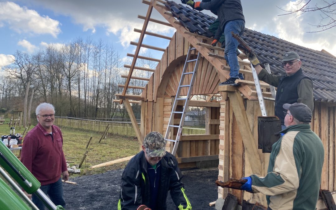 Projekt Geräteschuppenbau