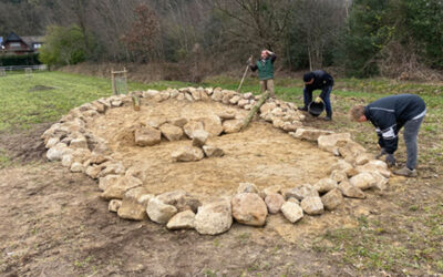 Steine für das Sandarium