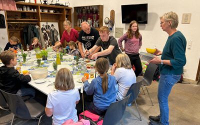 Kinderaktion im Lehrgarten
